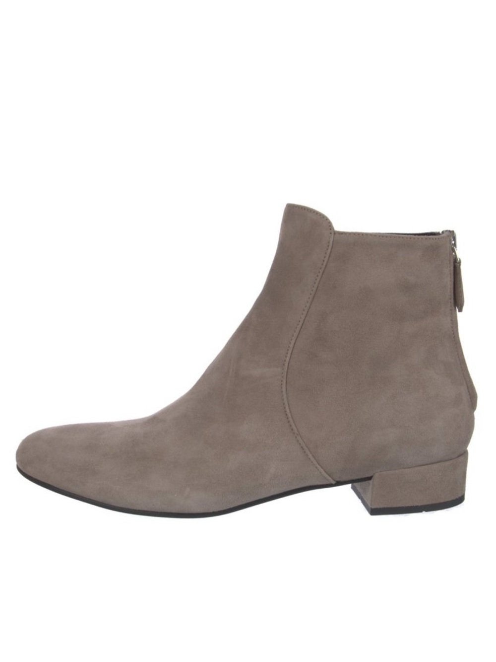 Prada Suede Chelsea Ankle Boot - Taupe